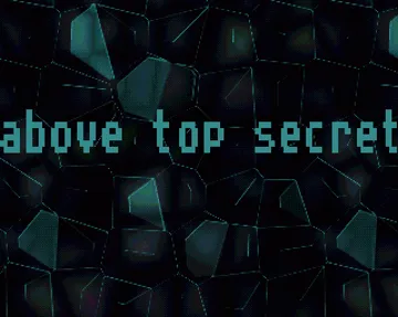 Above Top Secret screen shot title